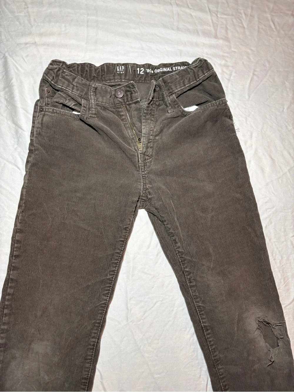 GAP kid's Dark Gray casual pants with Distress